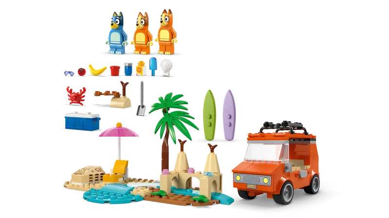 LEGO - 11202 Bluey's Beach & Family Car Trip