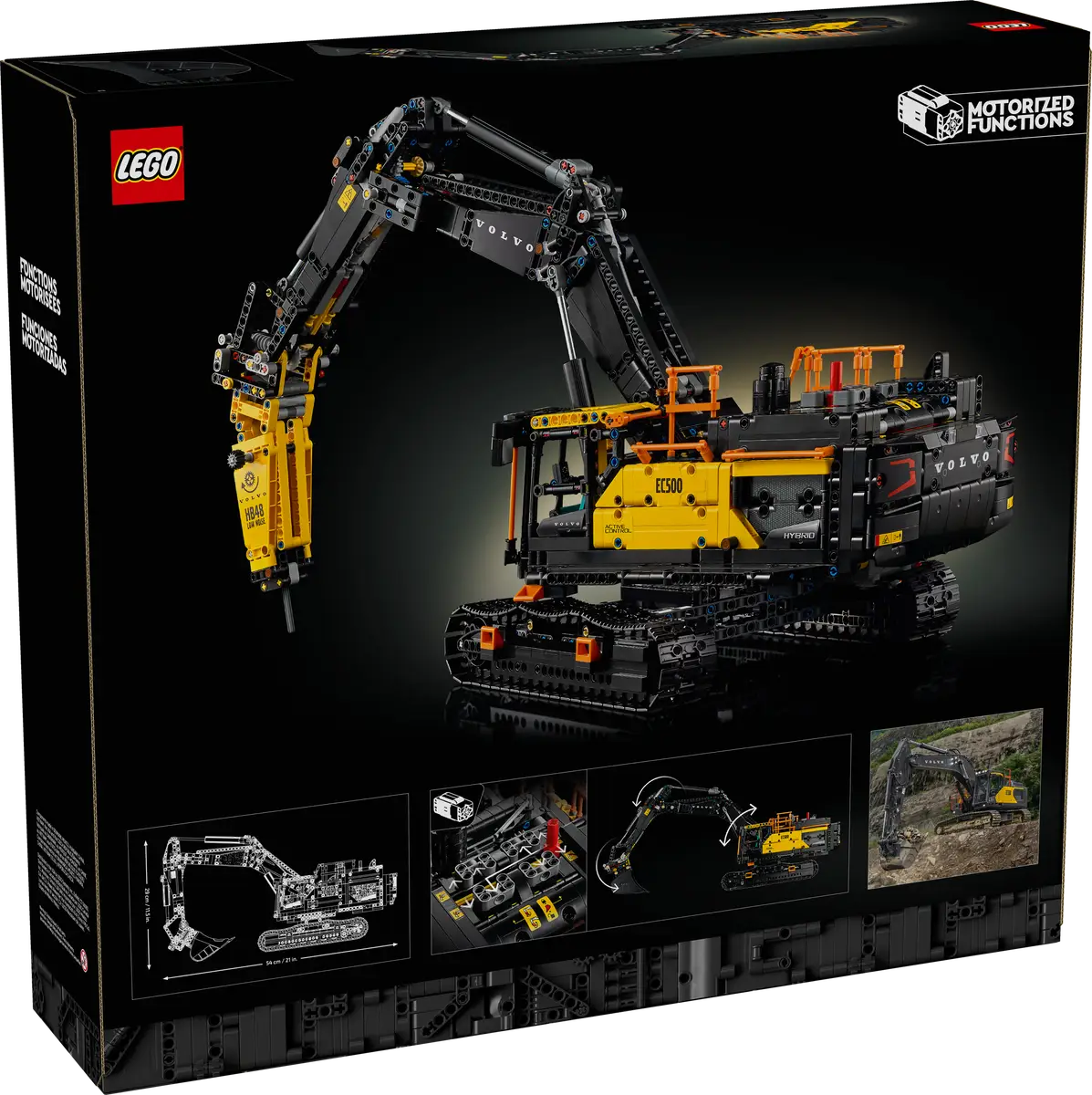 LEGO - 42215 The Volvo EC500 Hybrid excavator