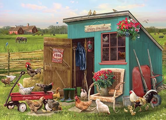 Cobble Hill - The Happy Hen House 1000pcs