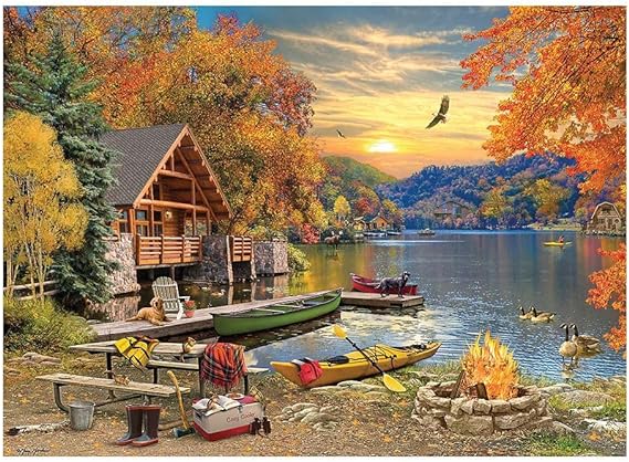 Cobble Hill - Retraite au bord du lac 1000pcs