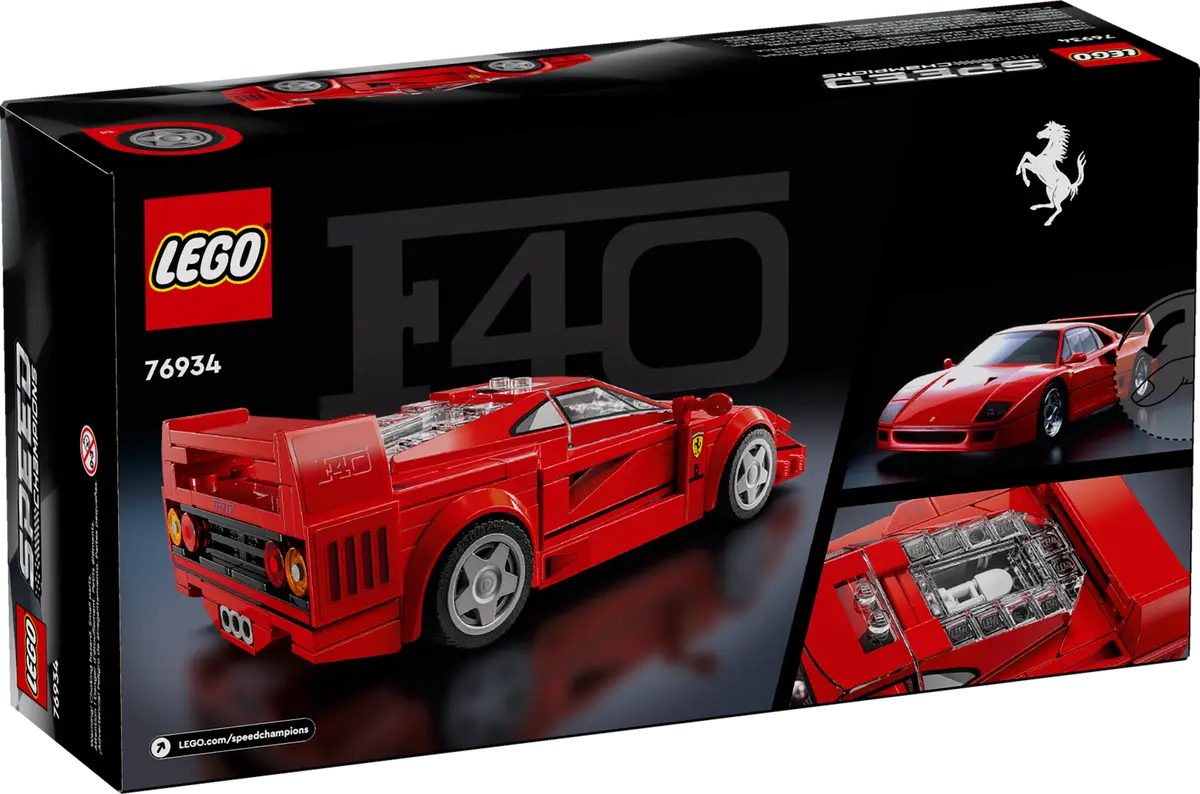 LEGO - 76934 Ferrari F40 Supercar