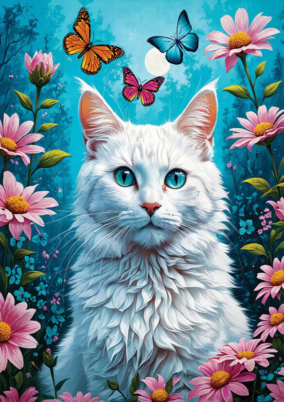 Enjoy - White Cat - 1000 pcs