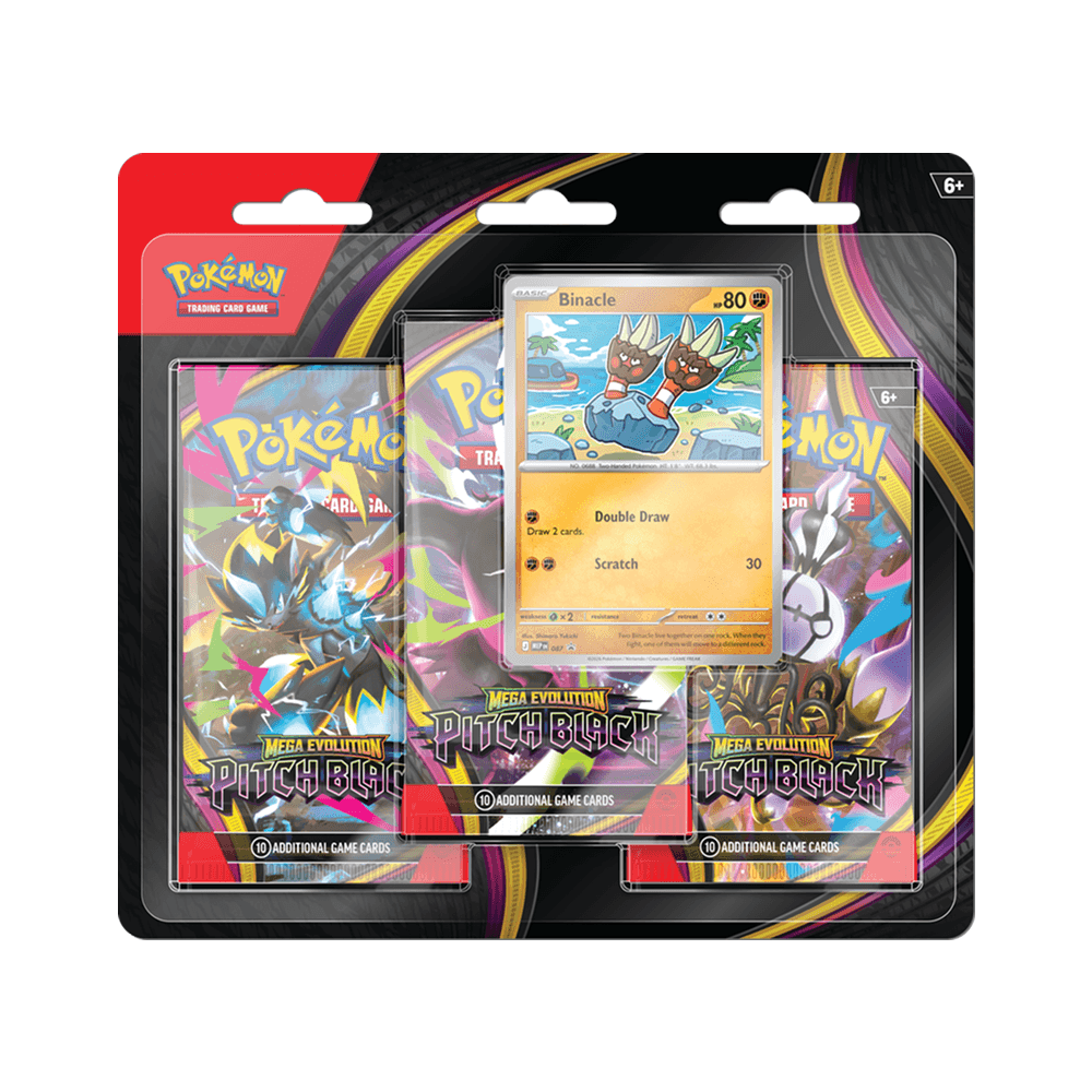 Pokémon - Mega Evolution Pitch Black - 3 Pack Blister