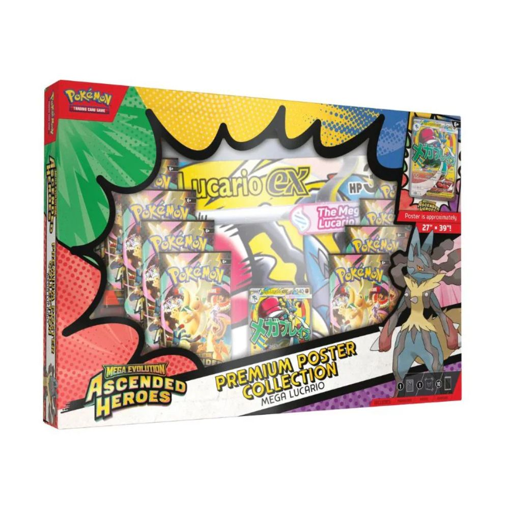 POKEMON ME2.5 ASCENDED HEROES PREMIUM POSTER COLLECTION