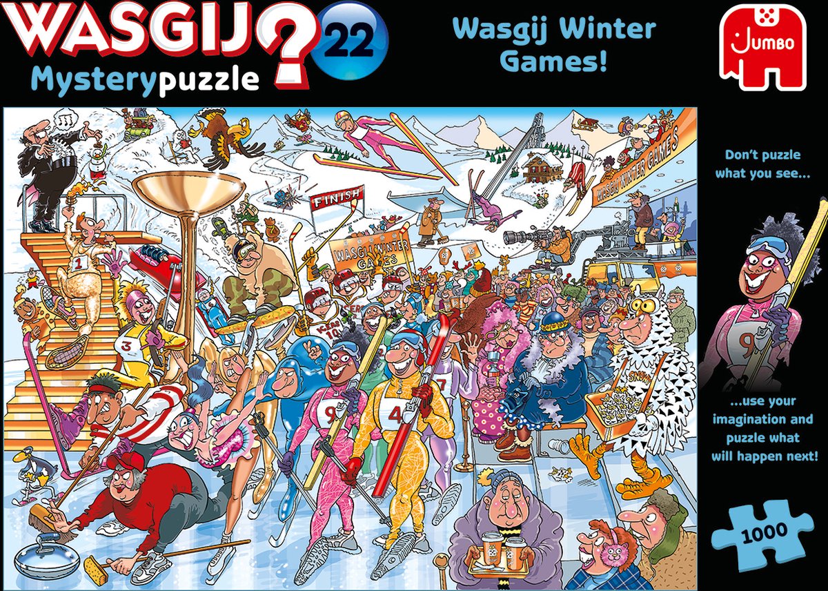 WASGIJ - MYSTERY #22,  WINTER GAMES!