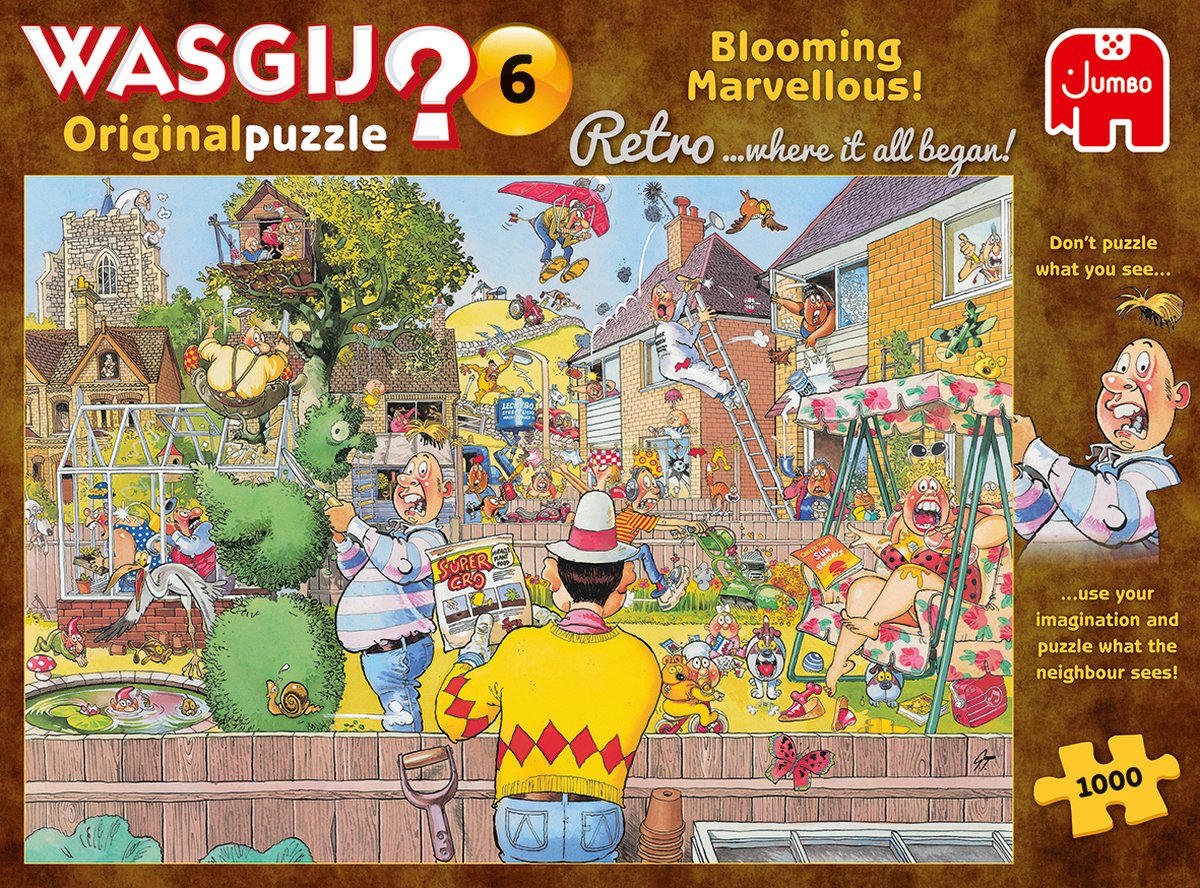 WASGIJ - ORIGINAL RETRO #6, BLOOMING MARVELLOUS!