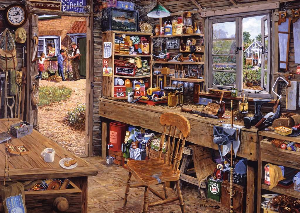 Ravensburger - DAD'S SHED