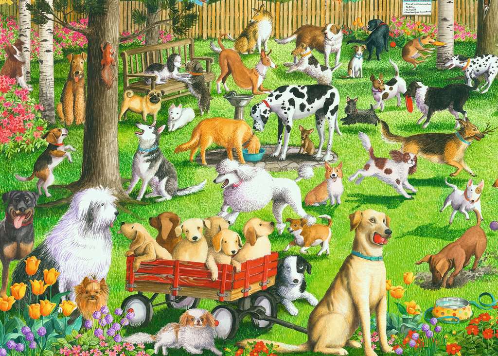 Ravensburger - AT THE DOG PARK