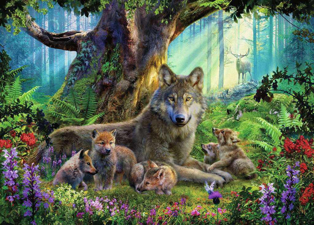 Ravensburger - WOLVES IN THE FOREST