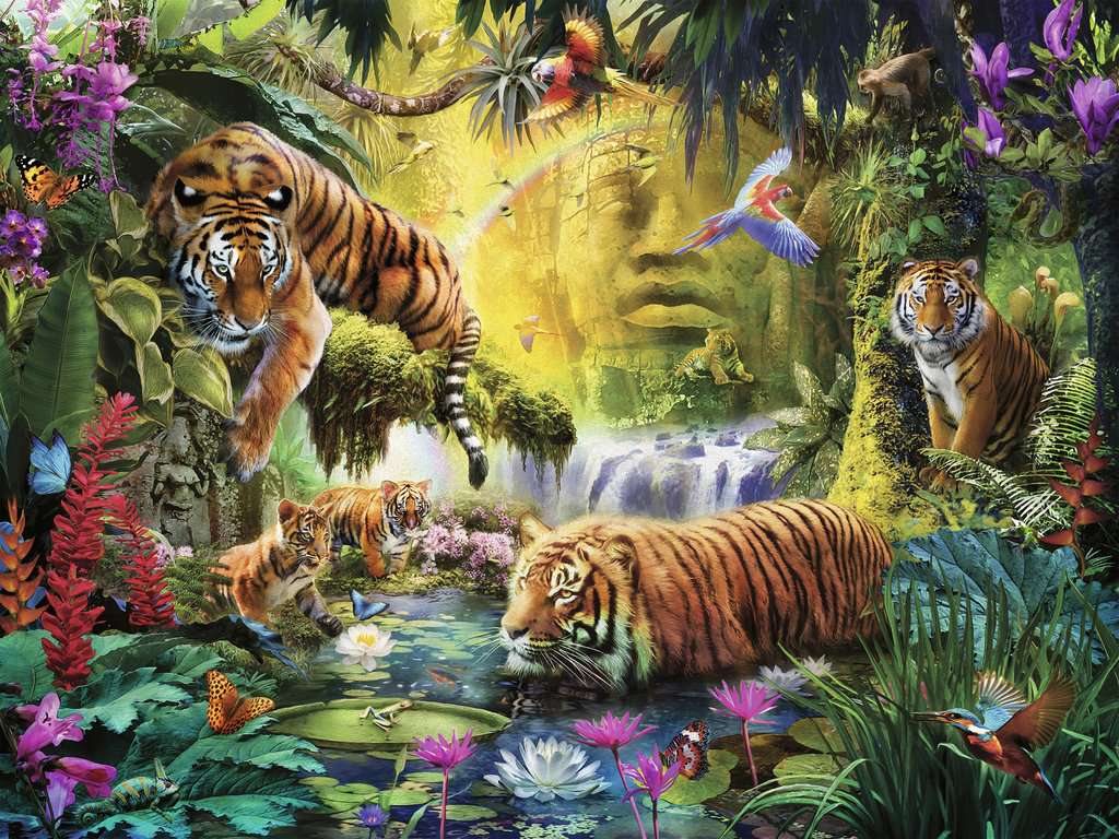 Ravensburger- TRANQUIL TIGERS