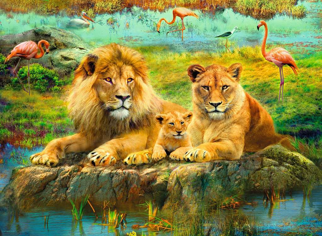 Ravensburger - LIONS IN THE SAVANNA