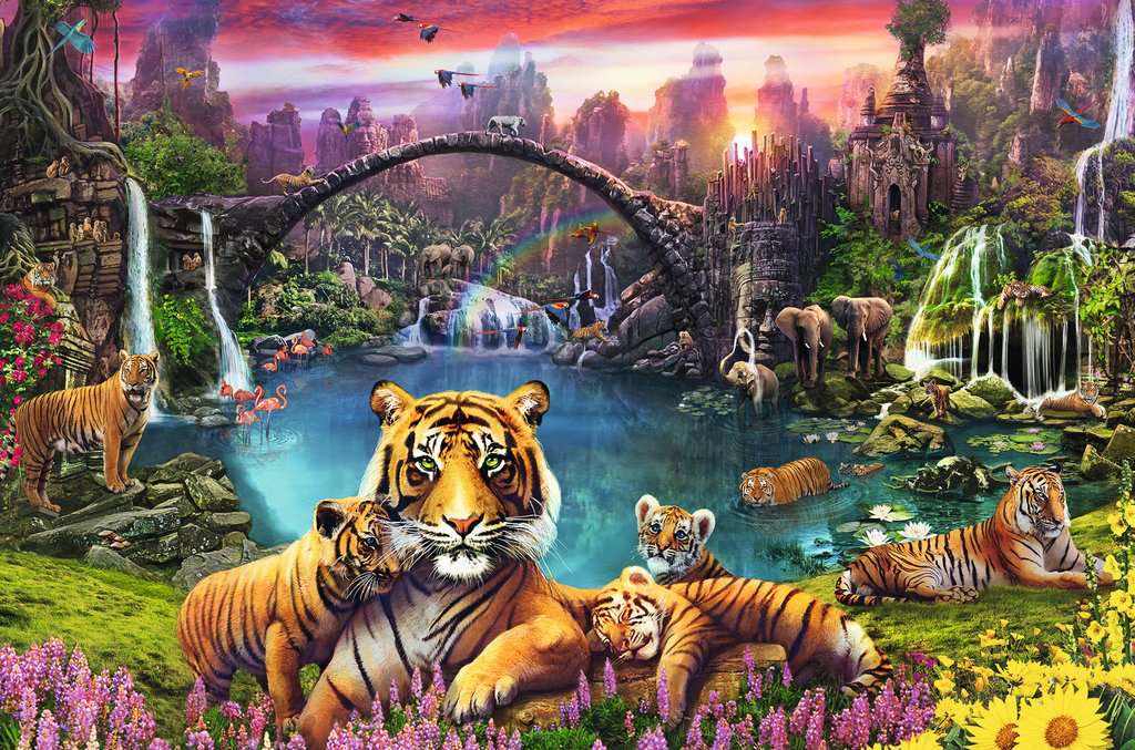 Ravensburger - TIGERS IN PARADISE