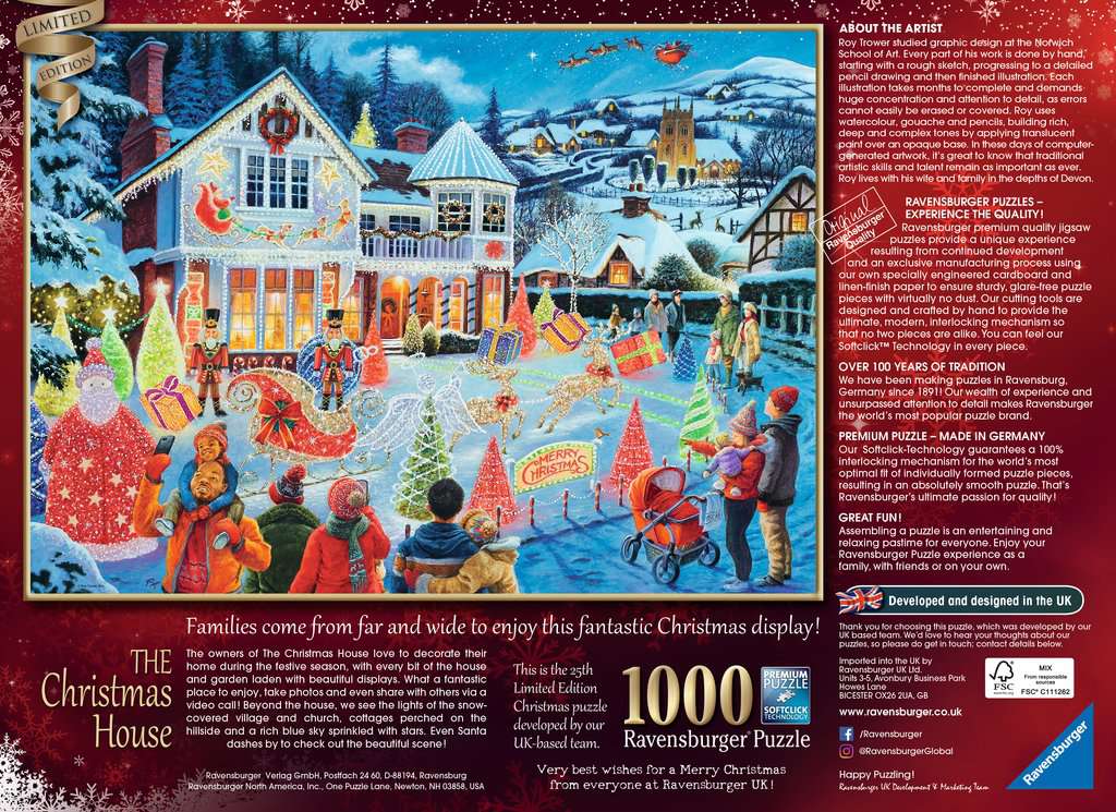 Ravensburger - THE CHRISTMAS HOUSE