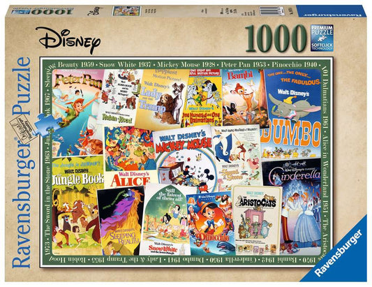 Ravensburger - DISNEY VINTAGE MOVIE POSTERS