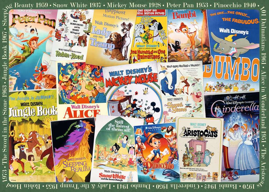 Ravensburger - DISNEY VINTAGE MOVIE POSTERS