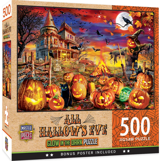 All Hallow's Eve 500 Piece Puzzle - Glow in the Dark