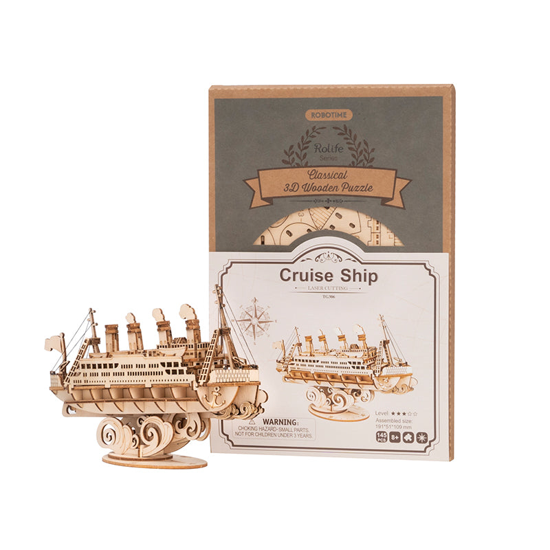 Rolife Cruise Ship Wood Puzzle TG306