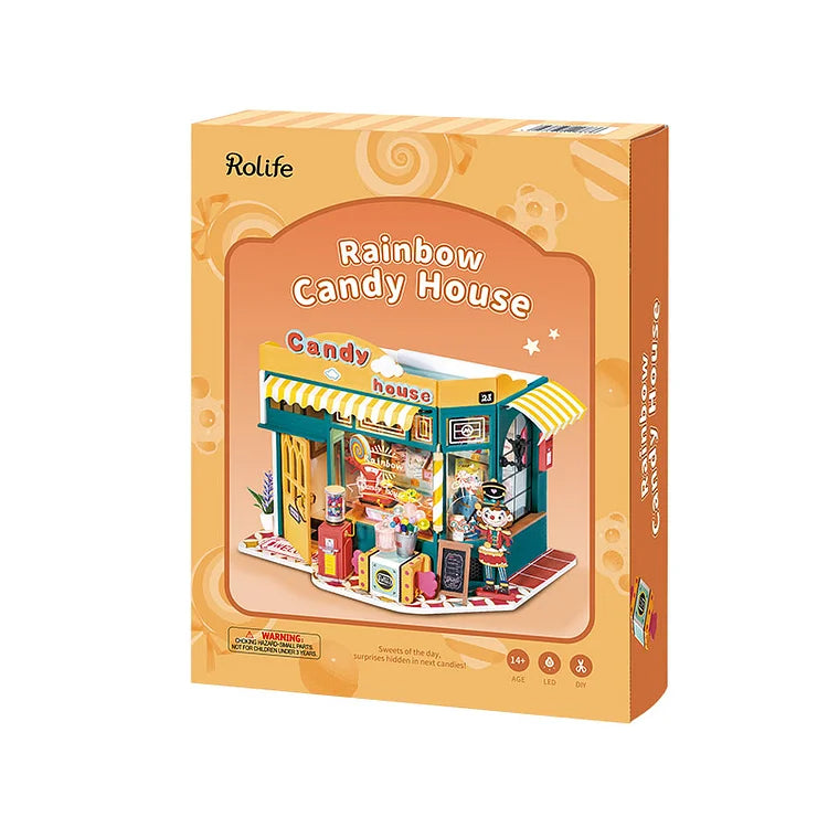 Rolife Rainbow Candy House DIY Miniature House DG158