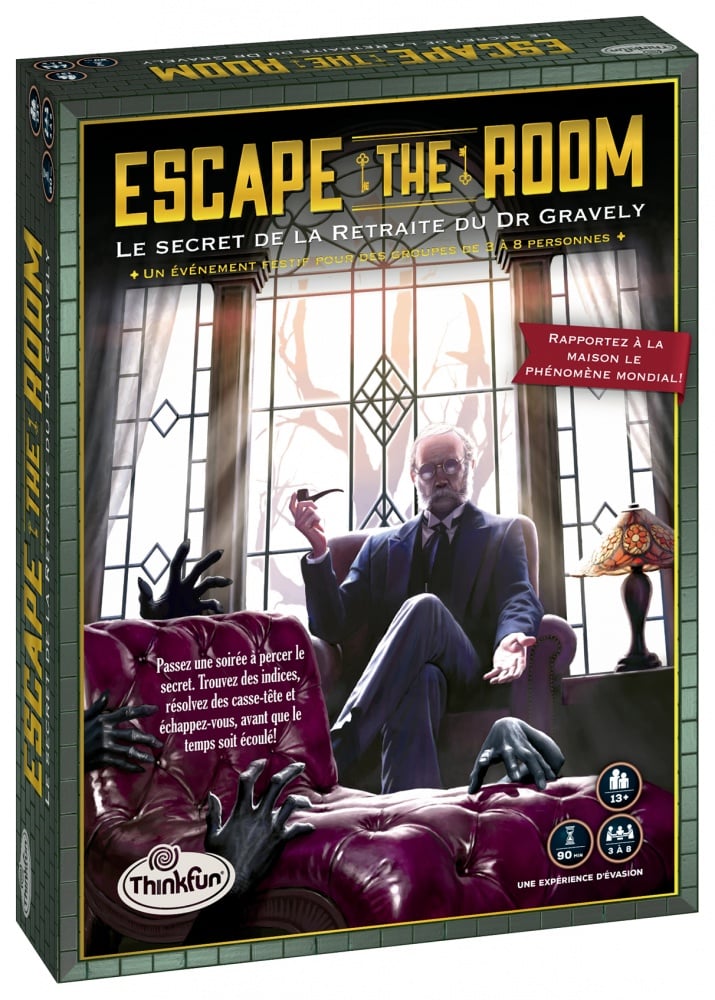 ESCAPE THE ROOM - LE SECRET DE LA RETRAITE DU DR GRAVELY (FR)