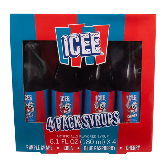 Sirop Selection ICEE, paquet de 4 x 6,1 fl oz