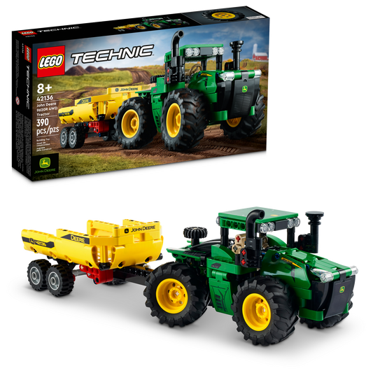 LEGO - 42136 Tracteur John Deere 9620R à 4 roues motrices