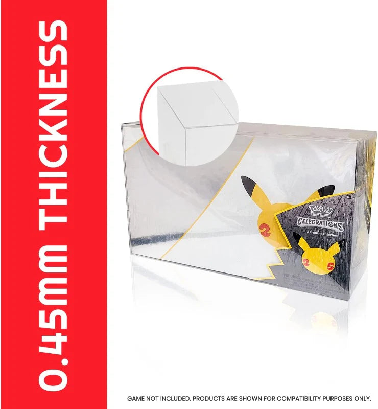 Protecteur PET EVORETRO pour boîte Pokémon Celebrations Ultra Premium Booster Collection