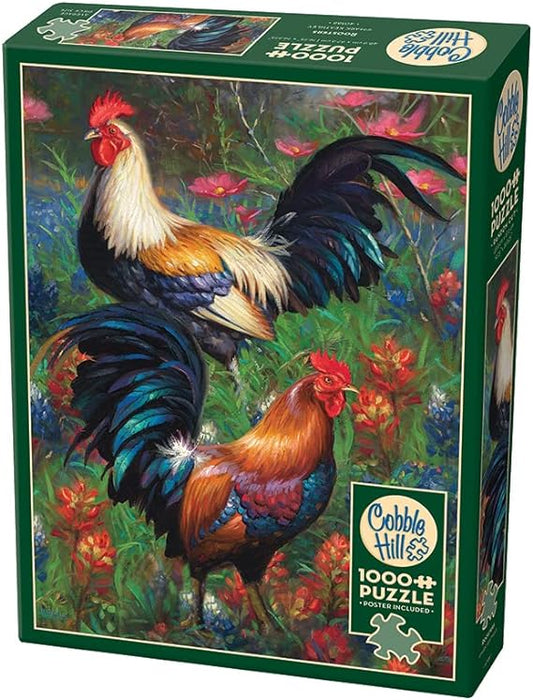 Cobble Hill - Roosters 1000pcs