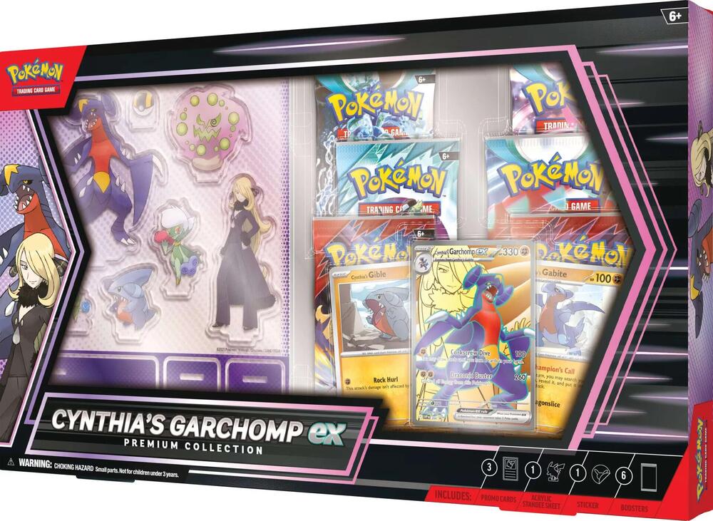POKEMON - Cynthia's Garchomp ex Premium Collection