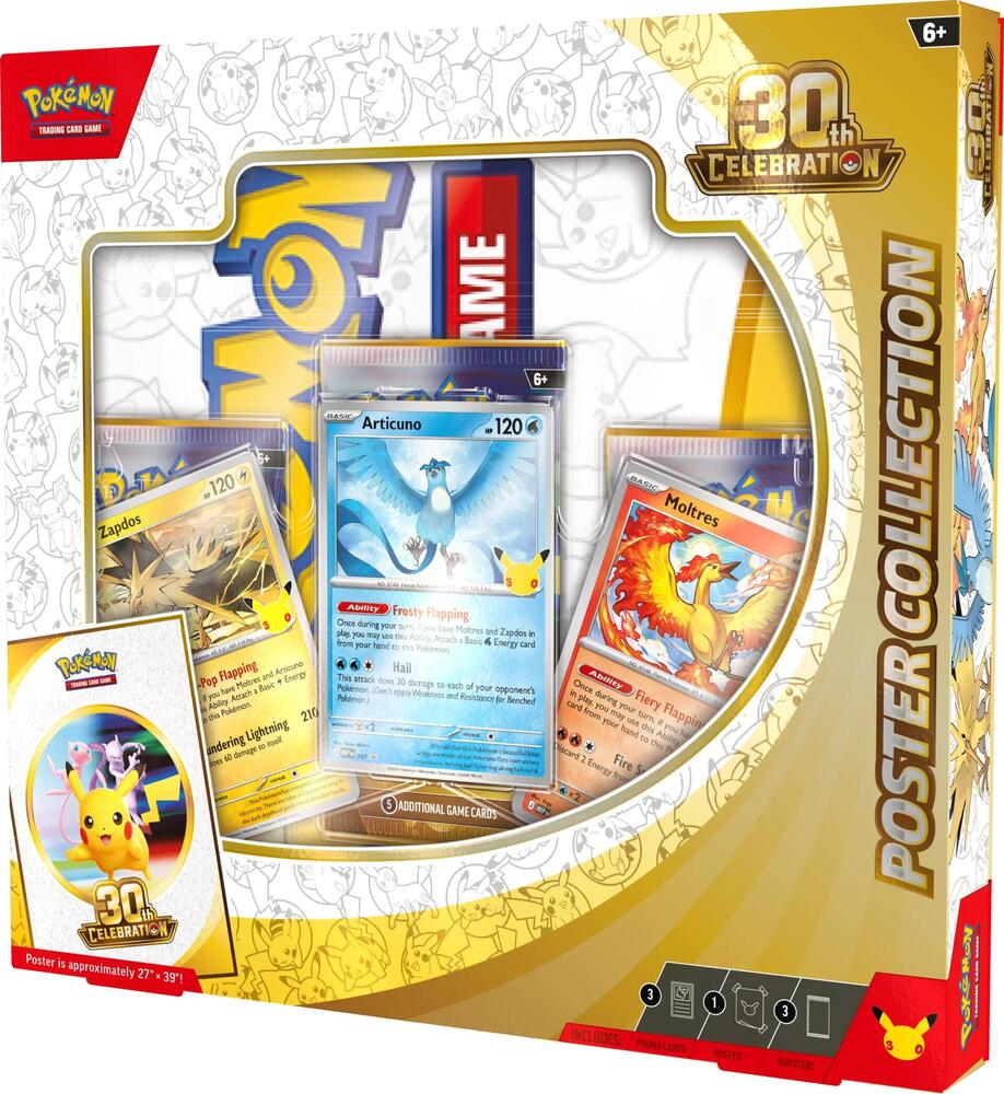 POKEMON 30TH CELEBRATION POSTER COLLECTION