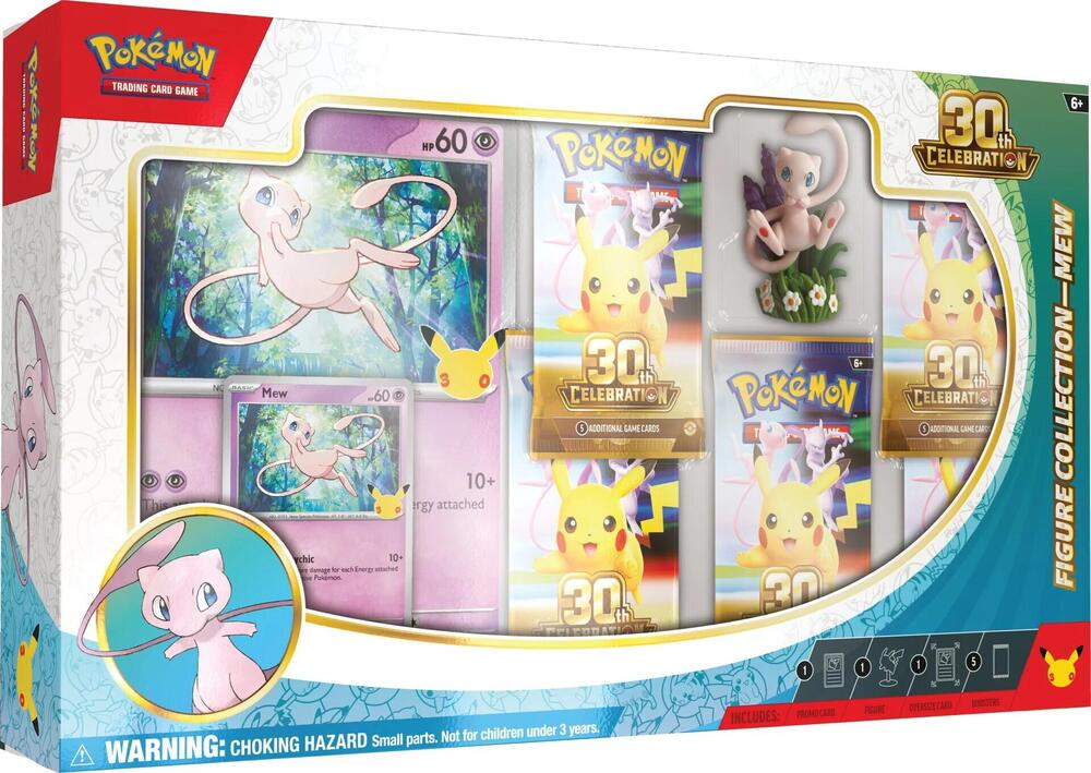 POKEMON 30TH CELEBRATION MEW/ MEWTWO FIGURE COLLECTION
