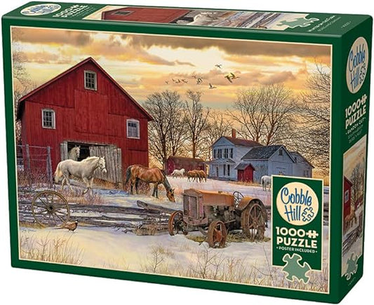 Cobble Hill - Winter on The Farm 1000pcs