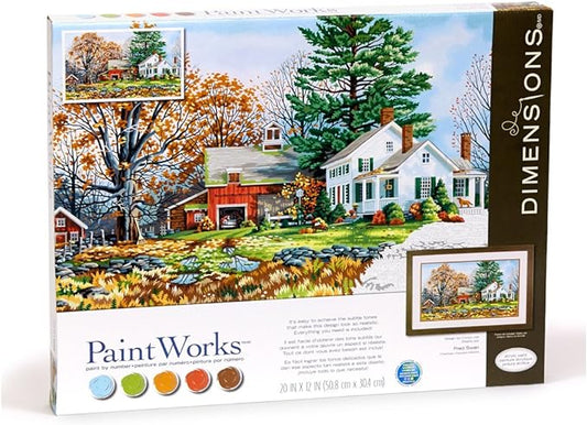 DIMENSIONS - PRECIOUS DAYS 20x12 - Paint by Numbers for Adults PBN