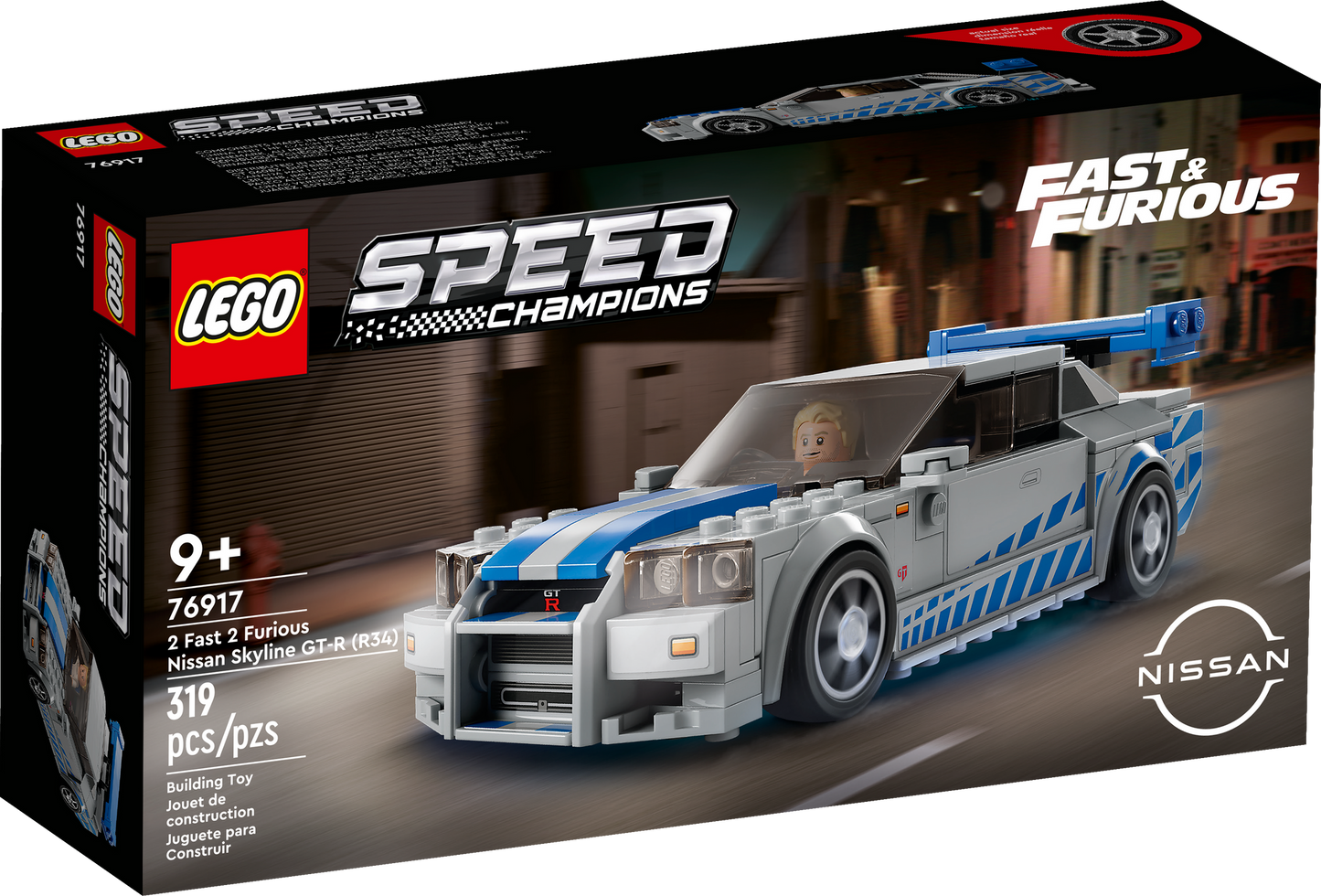 LEGO - 76917 2 Fast 2 Furious Nissan Skyline GT-R (R34)