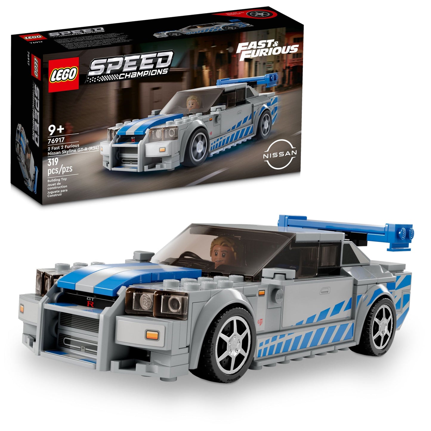 LEGO - 76917 2 Fast 2 Furious Nissan Skyline GT-R (R34)