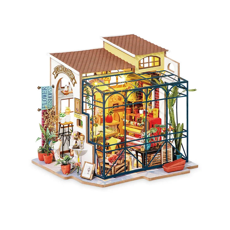 Rolife Emily's Flower Shop Miniature House DG145