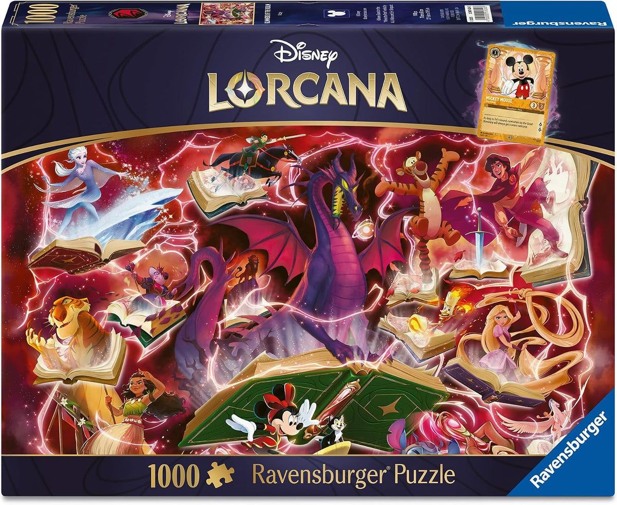 Ravensburger - DISNEY LORCANA GLIMMERS OF THE REALM: RUBY 1000 PIECE