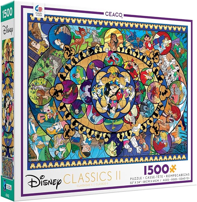 CEACO - Disney Classics II - Oval Stained Glass 1500pc