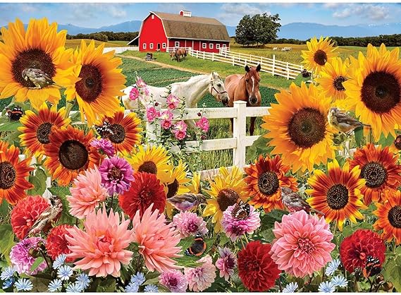 Cobble Hill - Sunflower Farm 1000pcs