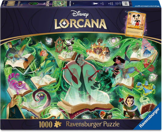 Ravensburger - DISNEY LORCANA GLIMMERS OF THE REALM: EMERALD 1000 PIECE