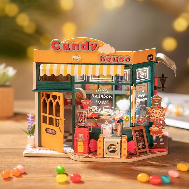 Rolife Rainbow Candy House DIY Miniature House DG158