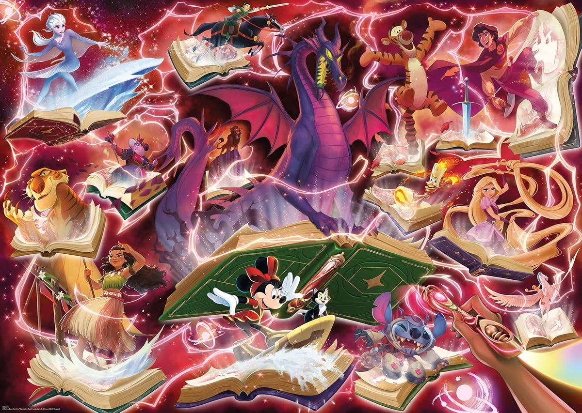 Ravensburger - DISNEY LORCANA GLIMMERS OF THE REALM: RUBY 1000 PIECE