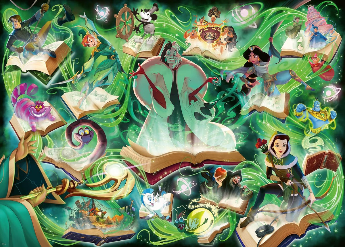 Ravensburger - DISNEY LORCANA GLIMMERS OF THE REALM: EMERALD 1000 PIECE