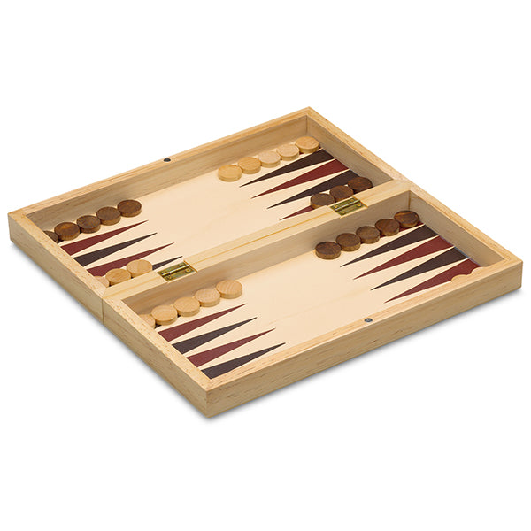 JEU D'ÉCHECS 3 EN 1 - DAMES - BACKGAMMON