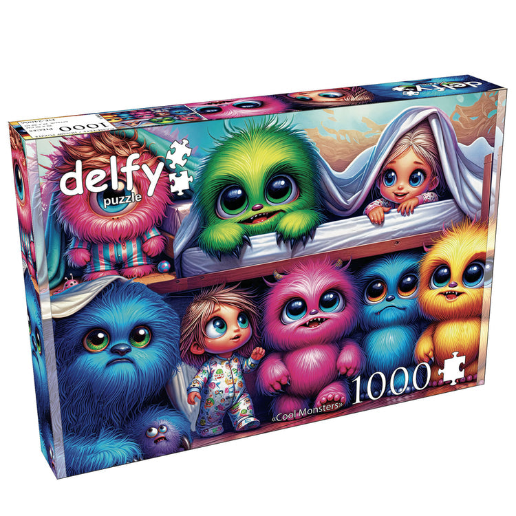 DELFY - COOL MONSTERS, 1000 PCES