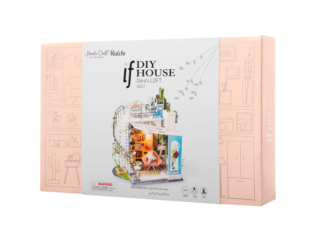 Rolife Dora's Loft DIY Miniature House DG12