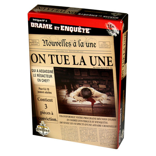 Drame et Enquête – On tue la une (FRANCAIS)