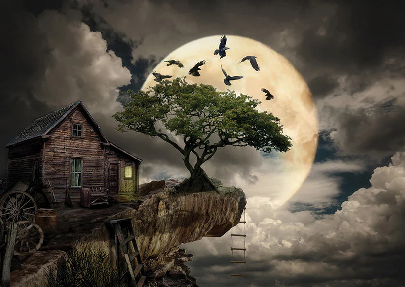 Enjoy - A Log Cabin on a Cliff - 1000 pcs