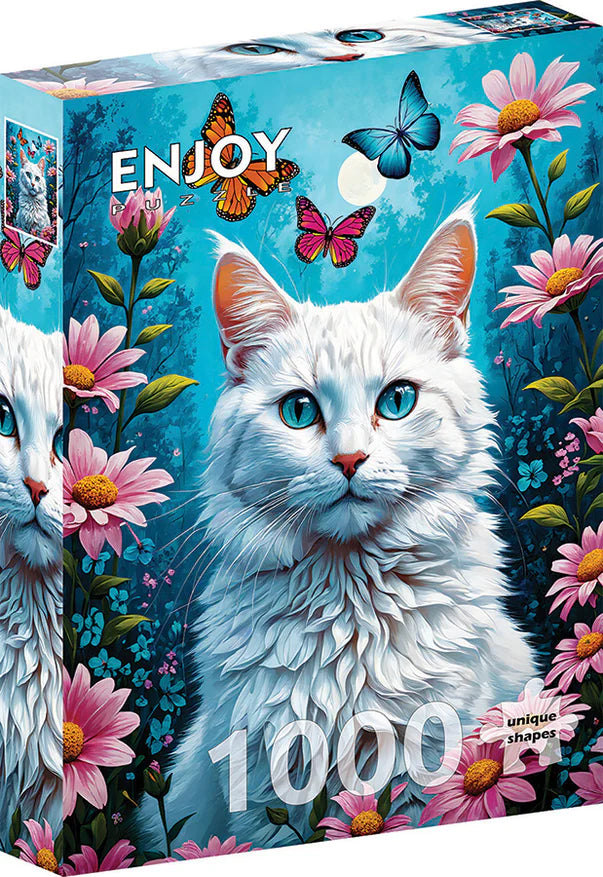 Enjoy - White Cat - 1000 pcs