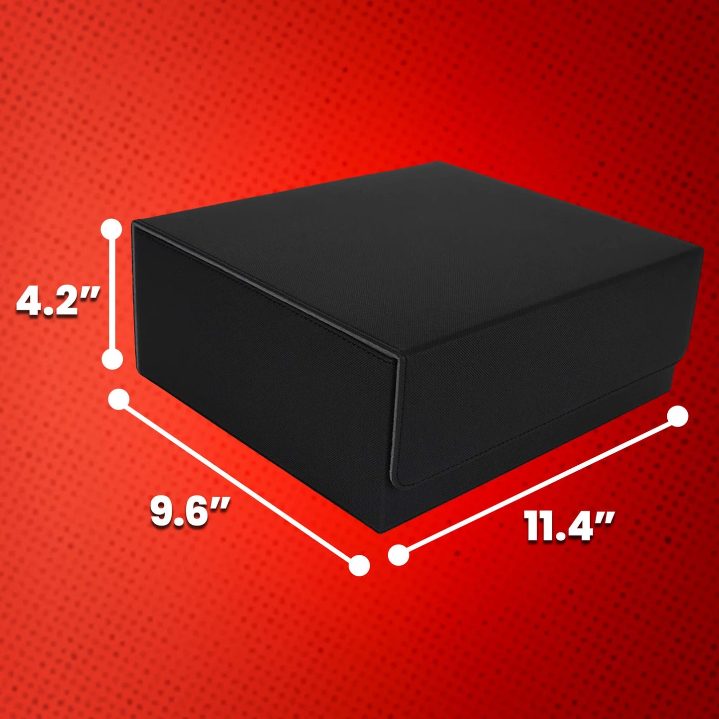 Boîte de rangement magnétique EVORETRO pour cartes de deck
