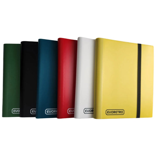 Portfolio souple EVORETRO à 9 pochettes pour cartes — classeur folio de collection capacité de 360 cartes